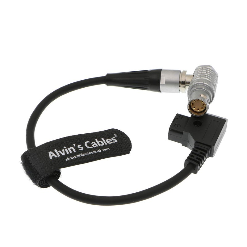 Alvin's Cables كابل الطاقة من ألفين لكاميرا ARRI Alexa Mini 8 بن أنثوي بزاوية صحيحة إلى كابل D-Tap ذكري - Image 5